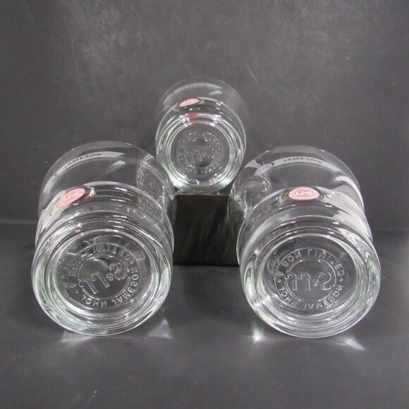 Jameson 4 Inch Low Ball Rocks Glasses Cocktail Tumblers Lot of 3 - Picture 5 of 7
